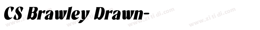 CS Brawley Drawn字体转换 CS Brawley Drawn字体转换